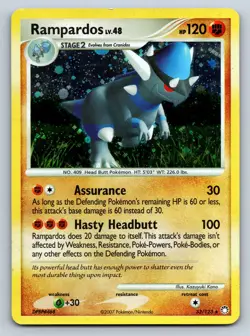 Rampardos 33/123 Normal Mysterious Treasures LP - Pokemon TCG - Image 1