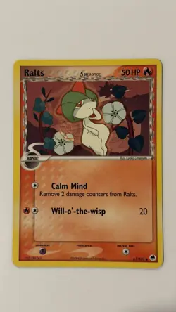 Ralts (Delta Species) - 61/101 Dragon Frontiers LP Pokemon TCG - Image 1