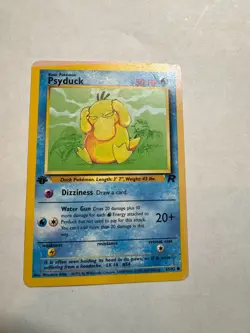 Pokemon Psyduck Team Rocket 1st Edition 65/82 Pre-Owned - Image 1
