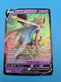 Zacian V 016/025 Pokemon TCG Celebrations Ultra Rare NM - Image 1