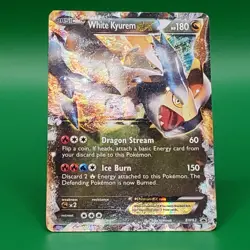Pokemon 2012 White Kyurem EX BW63 Full Art Ultra Rare Black Star Promo - Image 2
