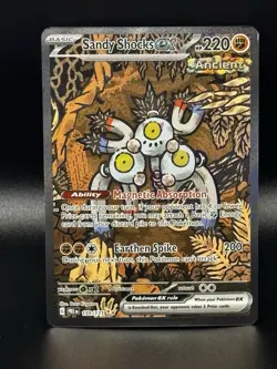Pokemon Sandy Shocks EX Holo Illustration Rare Prismatic Evolutions 159/131 - Image 1