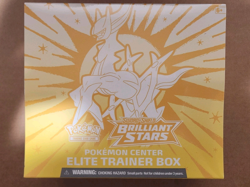 Brilliant Stars Pokemon Center ETB Pokemon TCG Sword & Shield Elite Trainer Box 820650850066 - Image 1