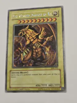 Yu-gi-oh! Egyptian Gods SET GBI-001 GBI-002 GBI-003 Secret Rare Set. NM - Image 2