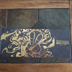 One Piece Card Game 2nd Anniversary Collectible Set Luffy Black Gold "No Cards" - Image 2