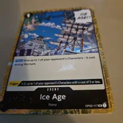 Ice Age Jolly Roger Holo Foil One Piece Premium Booster The Best OP02-117 TCG - Image 2