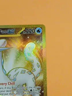 Chien-Pao ex Pokemon Paldea Evolved 274/193 Secret Rare Gold Card - Image 3