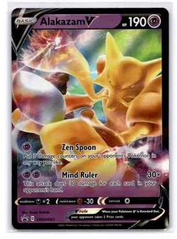 Alakazam V SWSH: Sword & Shield Promo Cards SWSH083 Holofoil Promo LP-NM - Image 1