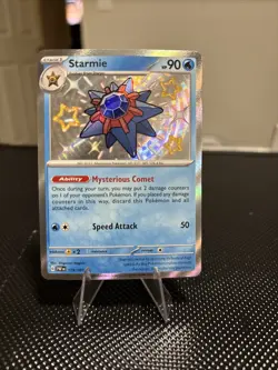 Pokemon TCG Starmie 119/091 SV Paldean Fates Shiny Rare Card NM Condition - Image 1