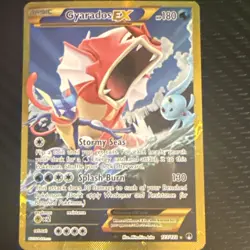 Pokemon Gyarados EX Secret Rare Full Art Breakpoint Holo 123/122 180 HP Card - Image 1