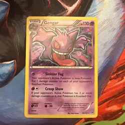 Pokemon Gengar TCG XY Breakthrough Holo Rare Card 60/162 - Image 1