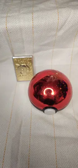 1999 Burger King BK Pokemon 23K Gold Plated Trading Card JigglyPuff with Case - Image 3