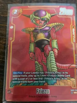 Dragon Ball Super Card Game - Frieza - SB02-053 SR* Alternate Art Foil - Image 1