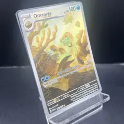 Pokemon TCG Card Omanyte 180/165 S&V 151 Illustration Rare *English* - NM #123 - Image 2