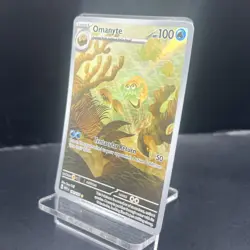 Pokemon TCG Card Omanyte 180/165 S&V 151 Illustration Rare *English* - NM #123 - Image 3