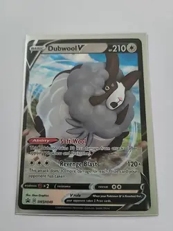 Dubwool V SWSH049 SWSH: Sword & Shield Promo Cards Holo - Image 1