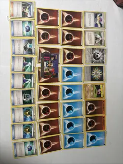 Vintage Pokemon Card Lot Of 100+ Cards Comes With Vintage Tin ￼ - Image 4