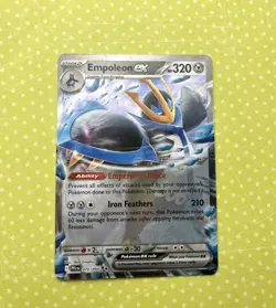 Empoleon ex 070/094 Me02: Phantasmal Flames Holo Pokemon Card Double Rare NM - Image 1
