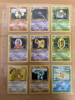 NM (Unlimited) COMPLETE Pokemon BASE Set 2 89-Card UNCOMMON/COMMON Non-Holo 130 - Image 4