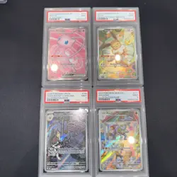 lot of 4 GRADED pokemon Cards All PSA 9 - Image 1