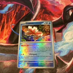 Pokemon TCG Goldeen Prismatic Evolutions Masterball Holo Card 020/131 S&V NM - Image 1