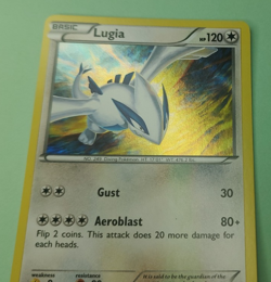 Pokemon Lugia XY156 XY Holo Trading Card TCG - Image 3