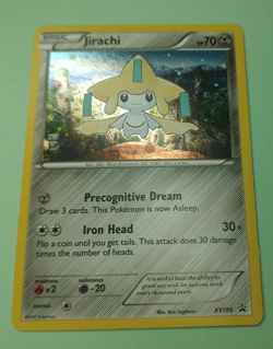 Pokemon Jirachi - XY195 XY Black Star Promo Holo Trading Card TCG - Image 2