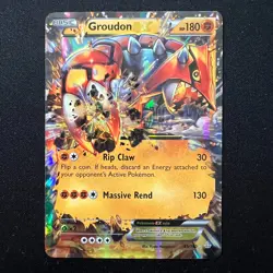 Groudon EX 85/160 – Ultra Rare – Primal Clash (XY) Pokemon Cards TCG (2015) – NM - Image 1