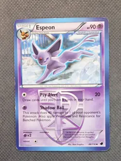 2013 Pokemon Espeon 48/116 - Plasma Freeze Non-Holo Card TCG Eeveelution - Image 1