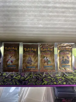Pokemon EX Sandstorm Booster Pack Art Set 2003 Empty - No Cards - Image 1