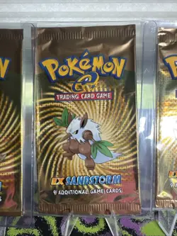 Pokemon EX Sandstorm Booster Pack Art Set 2003 Empty - No Cards - Image 3