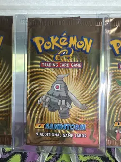 Pokemon EX Sandstorm Booster Pack Art Set 2003 Empty - No Cards - Image 4