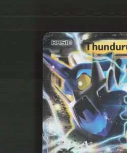 Thundurus EX 26/108 Roaring Skies Ultra Rare Holo Pokemon Card MP - Image 3
