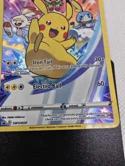 Pokemon Pikachu SWSH020 SWSH: Sword & Shield Promo Holo 2020 Card - Image 3
