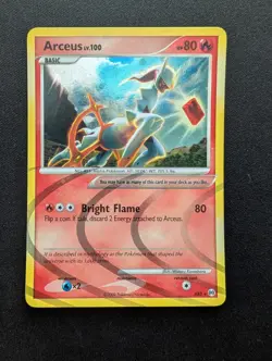 M/NM Pokemon Arceus Holo Card AR3 2009 (Fire Form) - Image 1