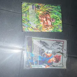 Bandai Dragon Ball Super Broly BR & Energy Manipulation Foil 2 Cards English - Image 1