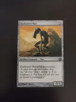Darksteel Myr LP x1 Scars of Mirrodin MTG Magic the Gathering 1x - Image 1