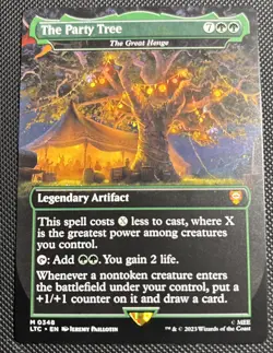 Magic the Gathering Lord Of The Rings The Great Henge The Party Tree Nm M 0348 - Image 1