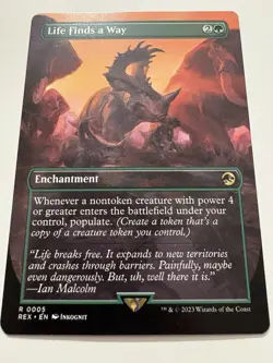 Life Finds a Way (Borderless) Universes Beyond: Jurassic Park World... - Image 1