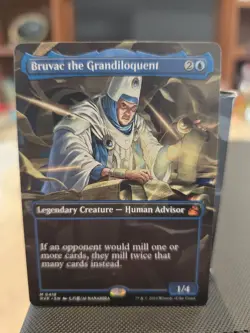 Bruvac the Grandiloquent (Anime Borderless) Ravnica Remastered Regular - Image 1