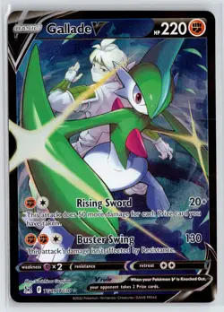 Pokemon SWSH11: Lost Origin Trainer Gallery #TG19/TG30 Gallade V NM - Image 1