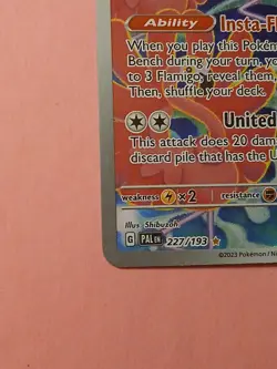 Pokemon Scarlet & Violet Paldea Evolved Flamigo 227/193 Illustration Rare - Image 5