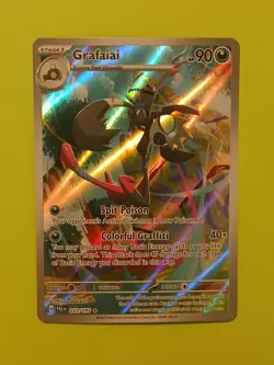 Pokemon Scarlet & Violet Paldea Evolved Grafaiai 223/193 Illustration Rare - Image 2