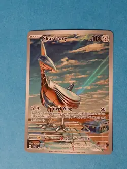 Skarmory Pokemon Scarlet & Violet Surging Sparks 209/191 Illustration Rare - Image 1