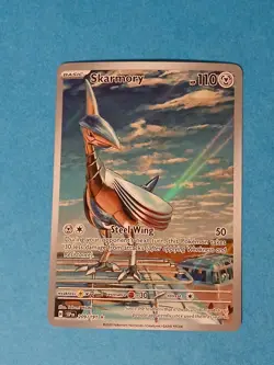 Skarmory Pokemon Scarlet & Violet Surging Sparks 209/191 Illustration Rare - Image 2