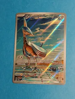 Skarmory Pokemon Scarlet & Violet Surging Sparks 209/191 Illustration Rare - Image 4