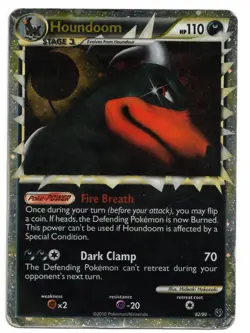 Pokemon Card: Houndoom PRIME 82/90 HS Undaunted Ultra Rare! PL - Image 1