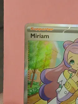 Pokemon Scarlet & Violet Base Set Miriam 238/198 Full Art Trainer Supporter Card - Image 3