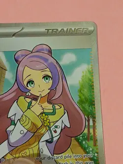 Pokemon Scarlet & Violet Base Set Miriam 238/198 Full Art Trainer Supporter Card - Image 5