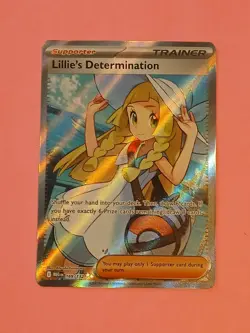 Pokemon Mega Evolution Lillie's Determination 169/132 Full Art Trainer - Image 2
